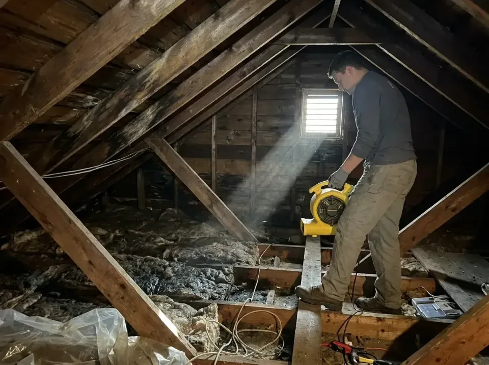 attic-water-damage-drying-proc-007 — frequently asked questions, Emergency Water Extraction & 24/7 Flood Response in Hooks,…